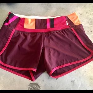 Lululemon Running Yoga Gym Shorts Size 6